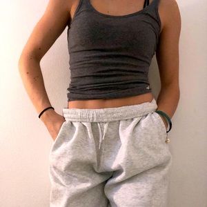 Hollister gray tank top